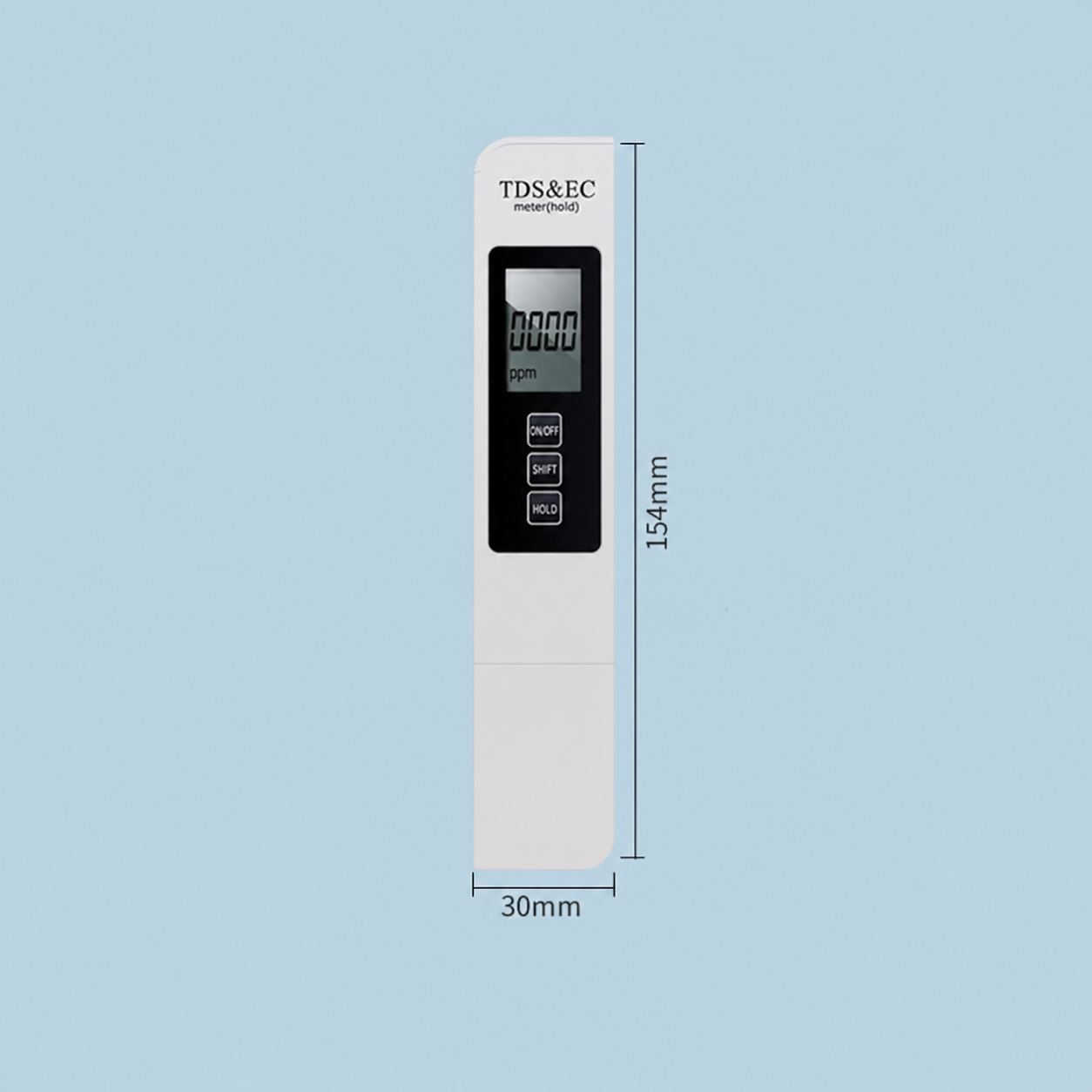AquaTjek™ - 3-i-1 TDS-vandkvalitetstester
