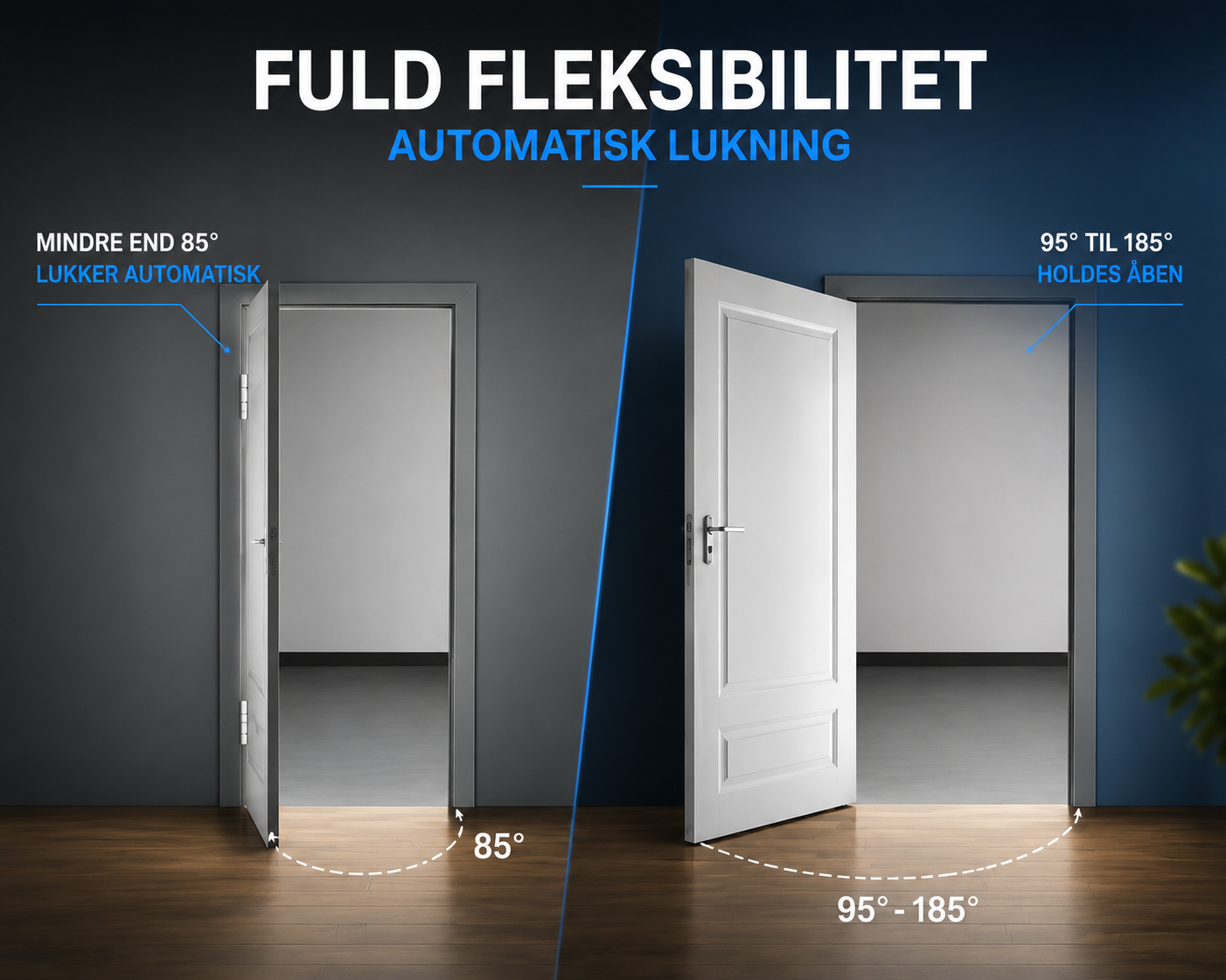 Multifunktionelt Fjederhængsel