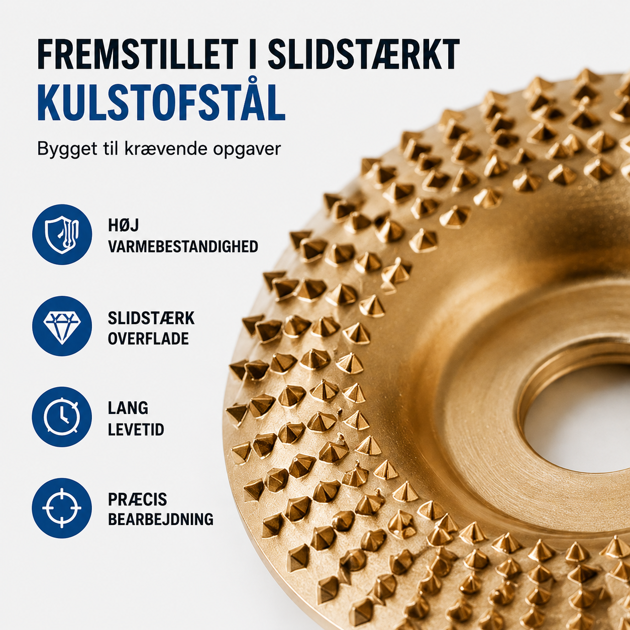 Professionelt Træbearbejdningssæt – 3 Specialdesignede Skiver