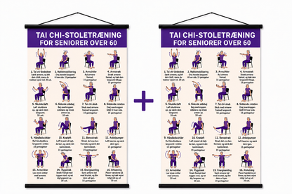 📢📢50% RABATT NU!! ⏰ BalanceRo™ – Tai Chi-træningsplakat til seniorer