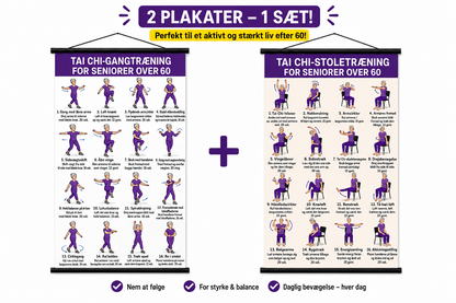 📢📢50% RABATT NU!! ⏰ BalanceRo™ – Tai Chi-træningsplakat til seniorer