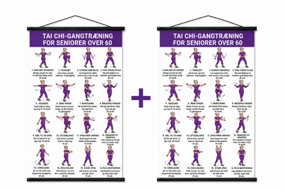📢📢50% RABATT NU!! ⏰ BalanceRo™ – Tai Chi-træningsplakat til seniorer