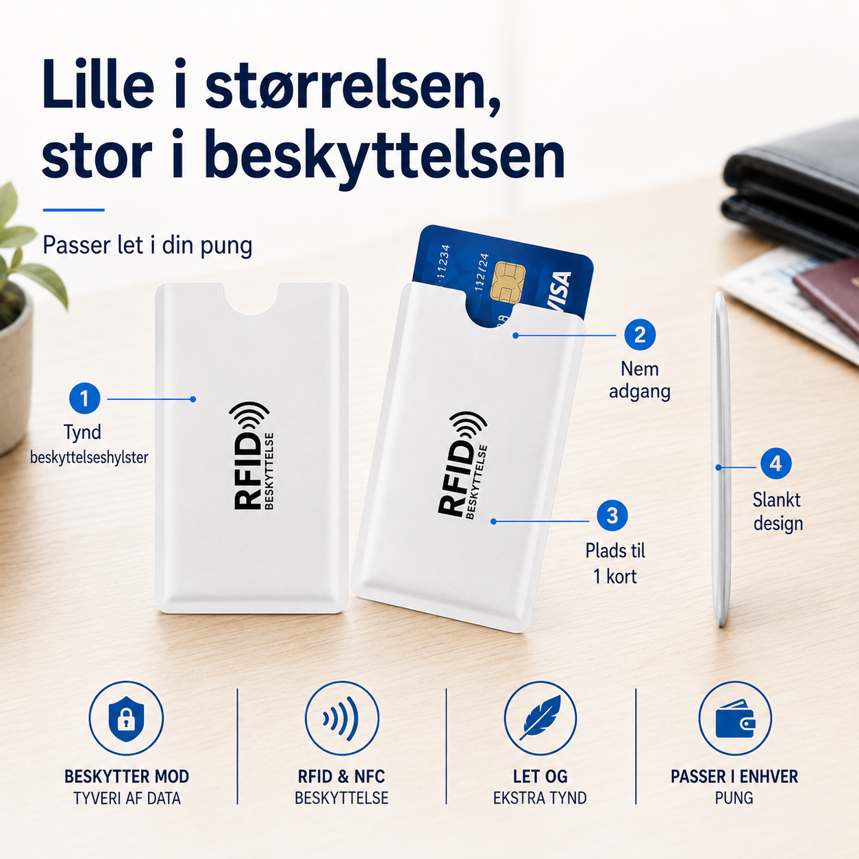 🛡️RFID Guard™ Til pung og rejser