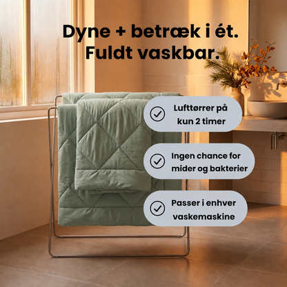 SovLet™ | Vaskbar 2-i-1 helårsdyne uden betræk