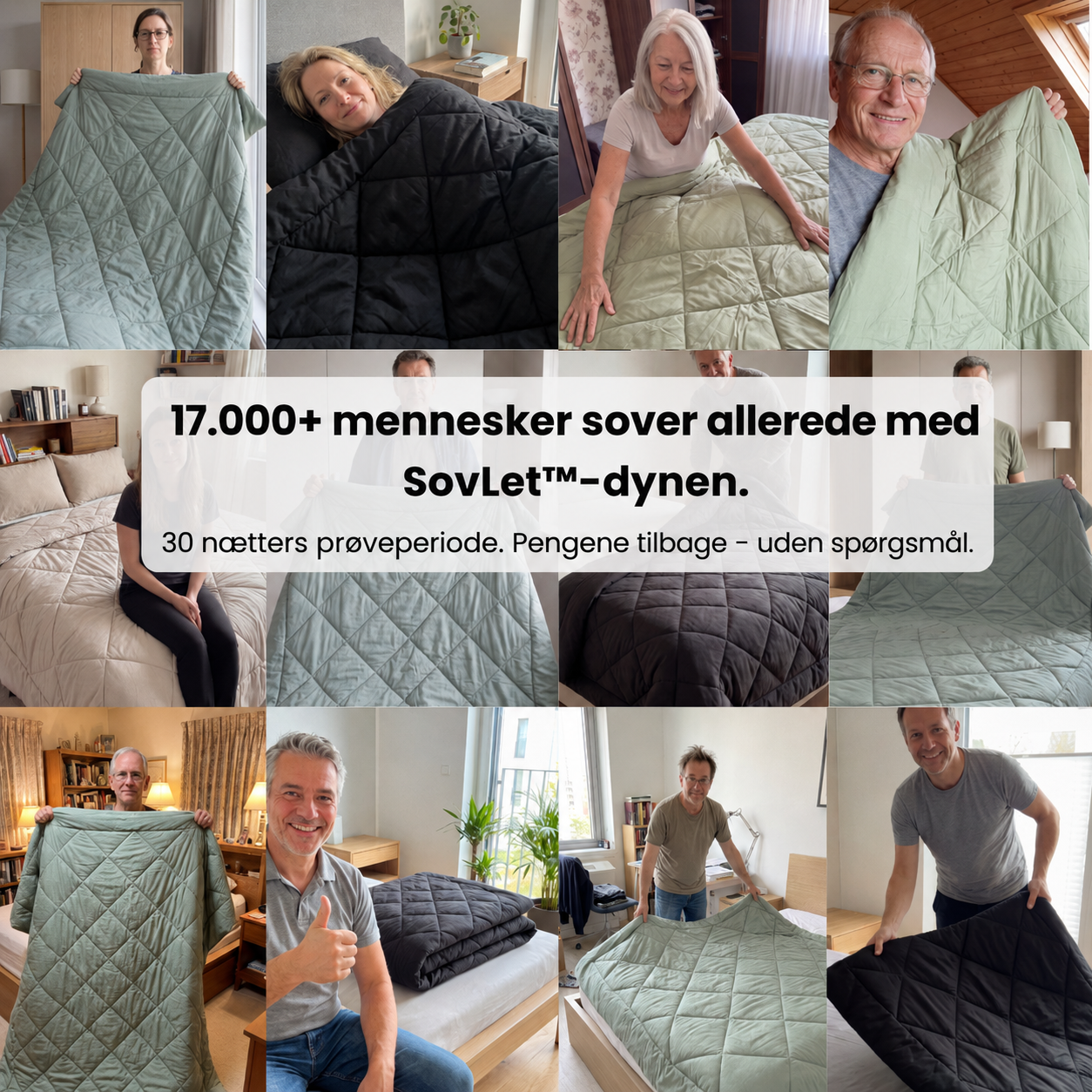 SovLet™ | Vaskbar 2-i-1 helårsdyne uden betræk