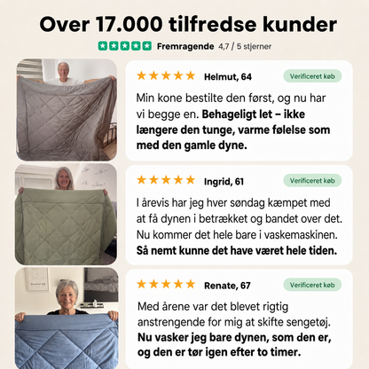 SovLet™ | Vaskbar 2-i-1 helårsdyne uden betræk
