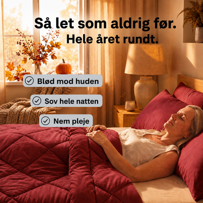 SovLet™ | Vaskbar 2-i-1 helårsdyne uden betræk