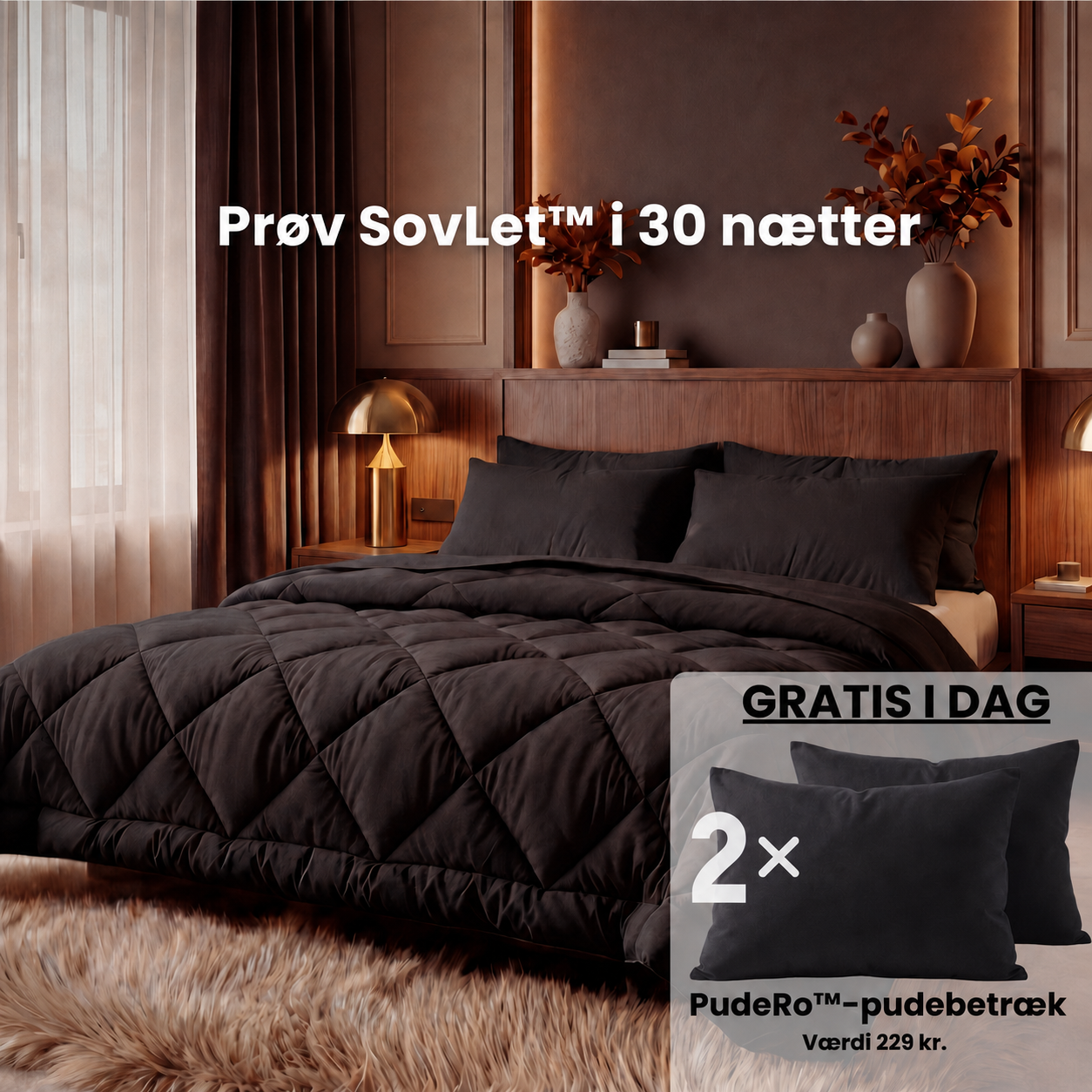 SovLet™ | Vaskbar 2-i-1 helårsdyne uden betræk