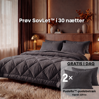 SovLet™ | Vaskbar 2-i-1 helårsdyne uden betræk