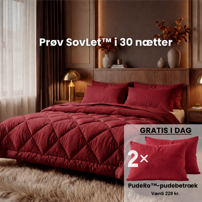 SovLet™ | Vaskbar 2-i-1 helårsdyne uden betræk