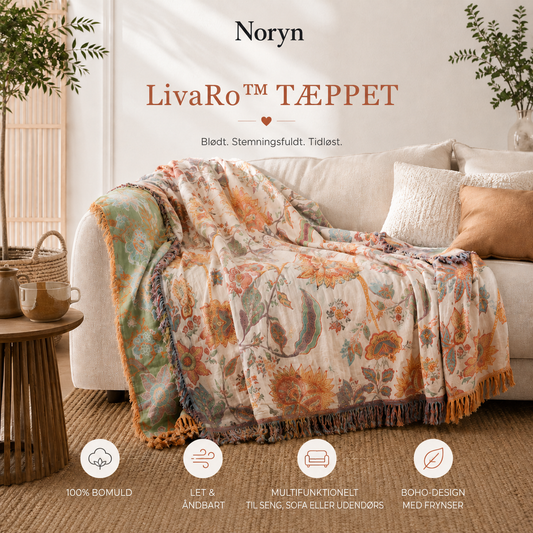 LivaRo™ | Vendbart bomuldstæppe