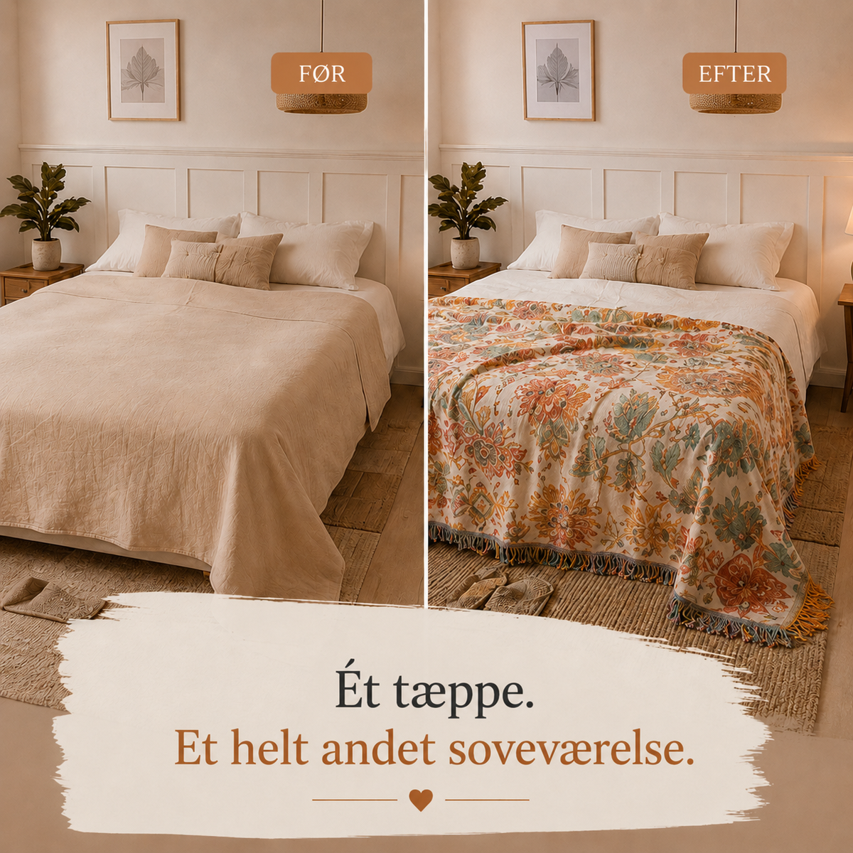 LivaRo™ | Vendbart bomuldstæppe