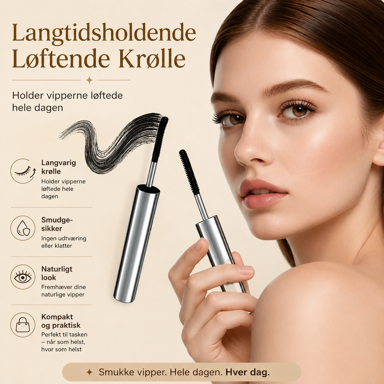 VippeLøft™ - Vandfast Krøllende og Forlængende
