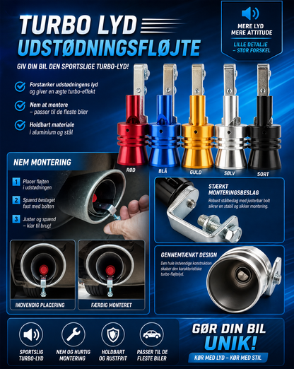 PowerTone™ - 50% Rabat - Universel Turbo Udstødningslydforstærker