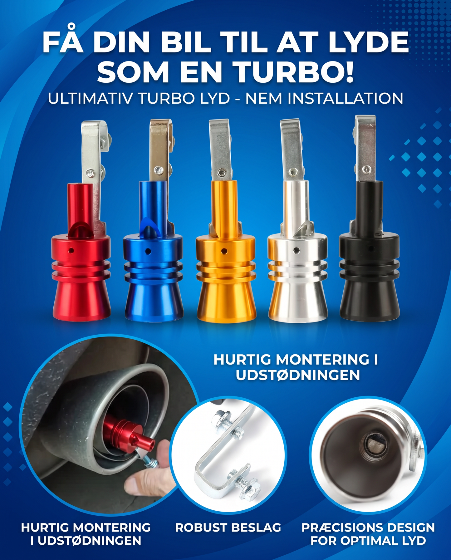 PowerTone™ - 50% Rabat - Universel Turbo Udstødningslydforstærker