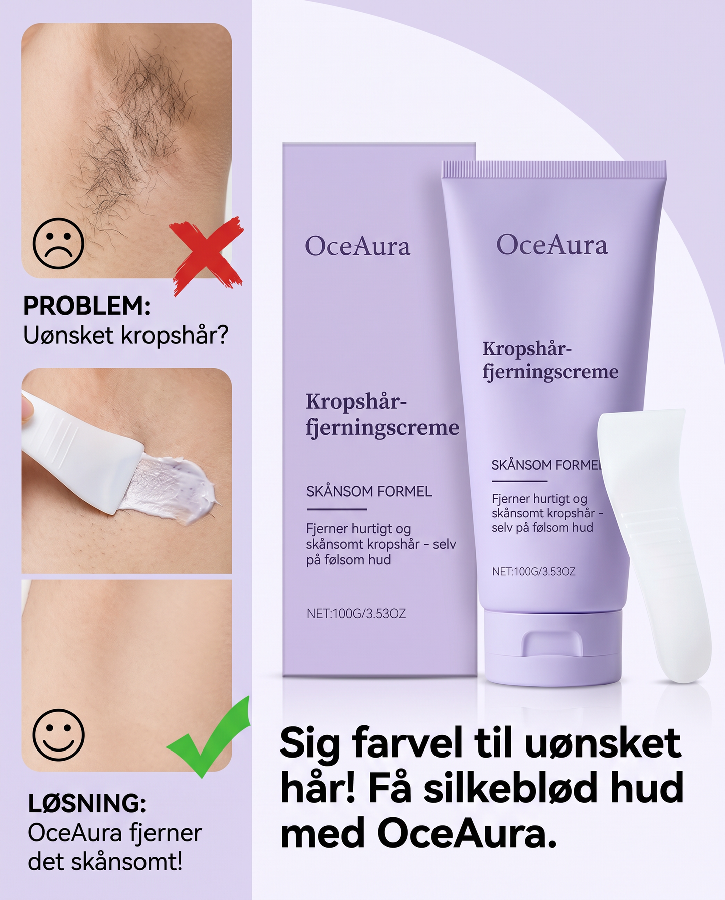 SilkeGlat™ | hårfjerningscreme