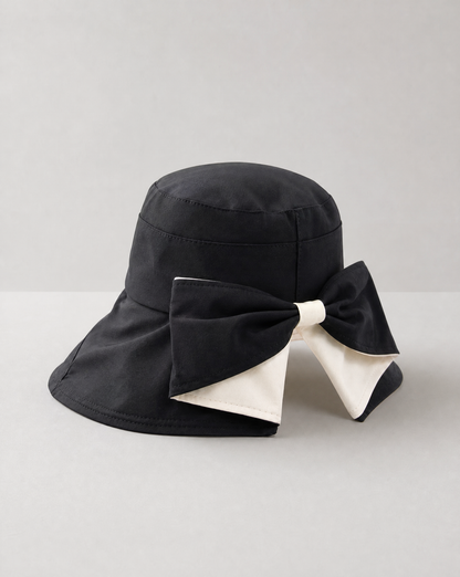 SolSløjfe™ – Elegant solhat med sløjfe