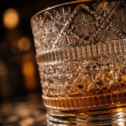 Whiskyglas med 360° Rotation