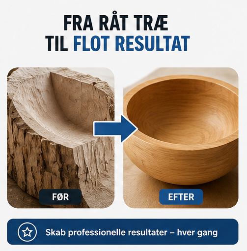 Professionelt Træbearbejdningssæt – 3 Specialdesignede Skiver