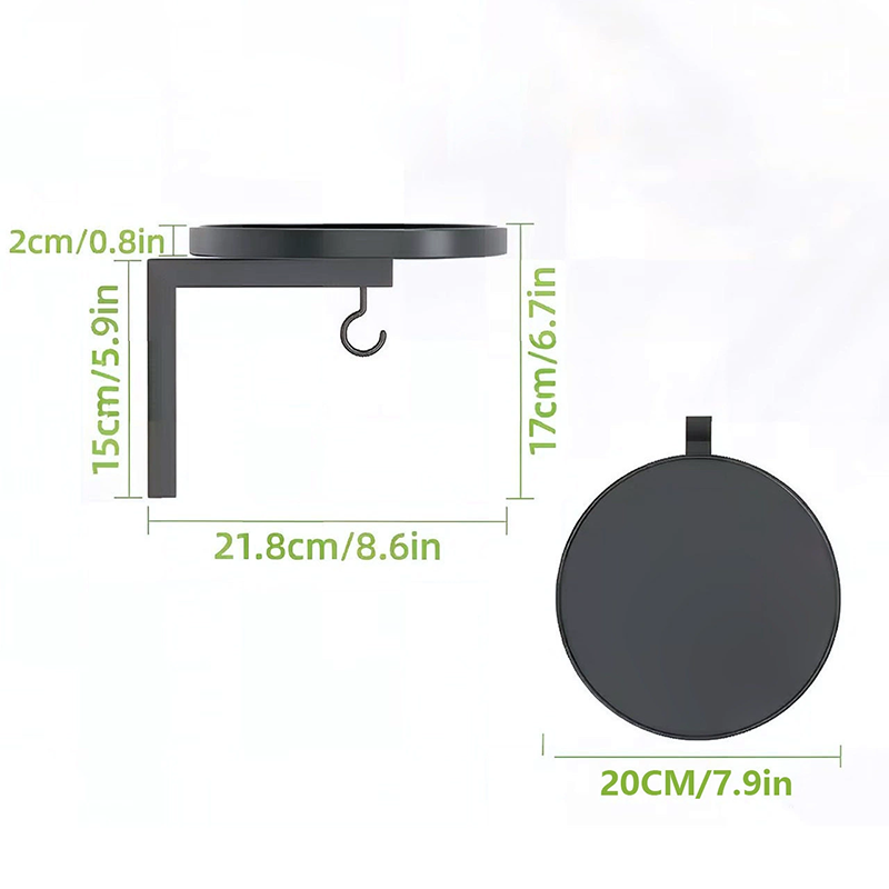 FugleHavn™ - Vægmonteret fuglefoderstation i metal – vejrbestandig, nem at rengøre og ideel til haven, altanen og terrassen 🌿