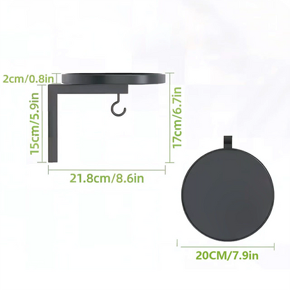 FugleHavn™ - Vægmonteret fuglefoderstation i metal – vejrbestandig, nem at rengøre og ideel til haven, altanen og terrassen 🌿